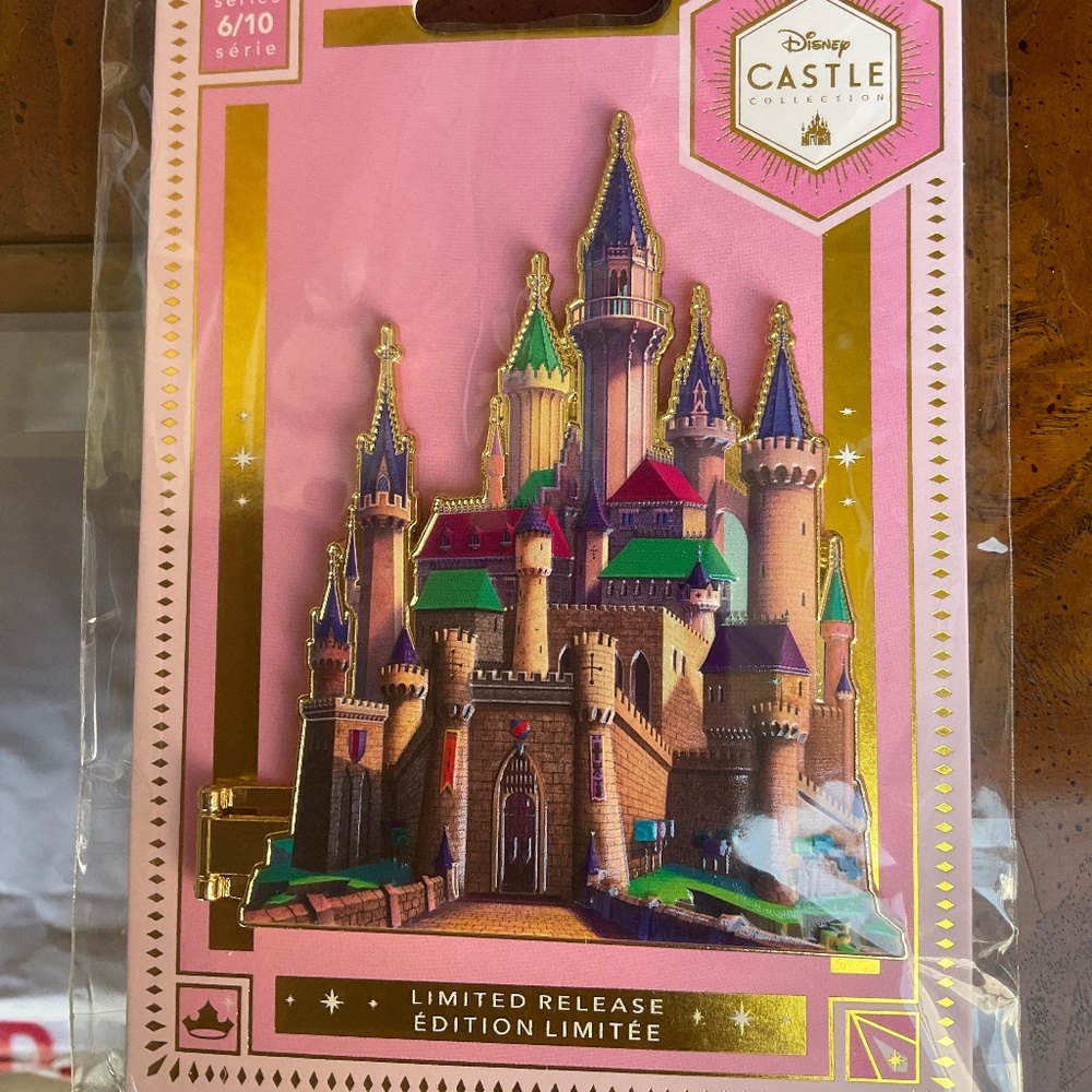 Disney sleeping beauty castle pin